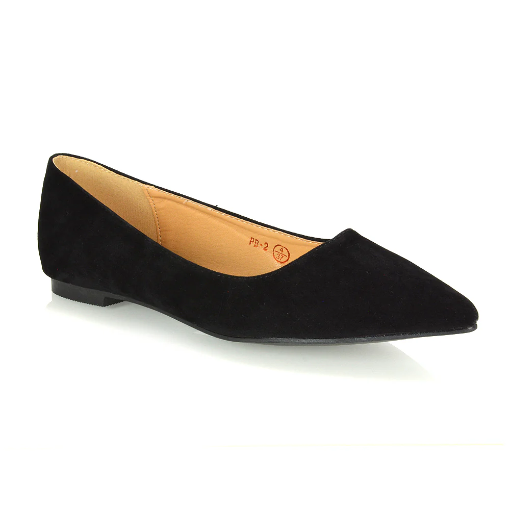 Alessia Flat Pointed Toe Low Heel Slip on Bridal Ballerina Pump Shoes in Green - Image 159