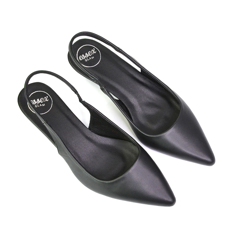 Avalone Pointed Toe Sling Back Strappy Sandals Bridal Shoes with Kitten Heel in Silver - Image 118