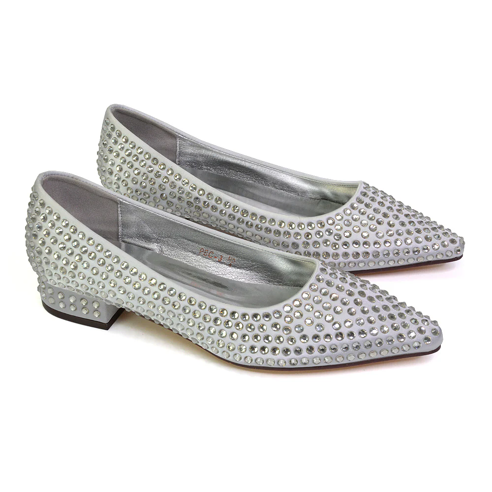 Gemini Diamante Sparkly Heels Wedding Shoes Bridal Heels in Black - Image 10