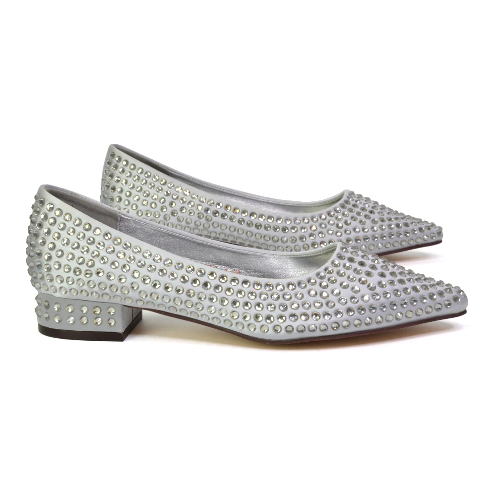 Gemini Diamante Sparkly Heels Wedding Shoes Bridal Heels in Champagne - Image 22