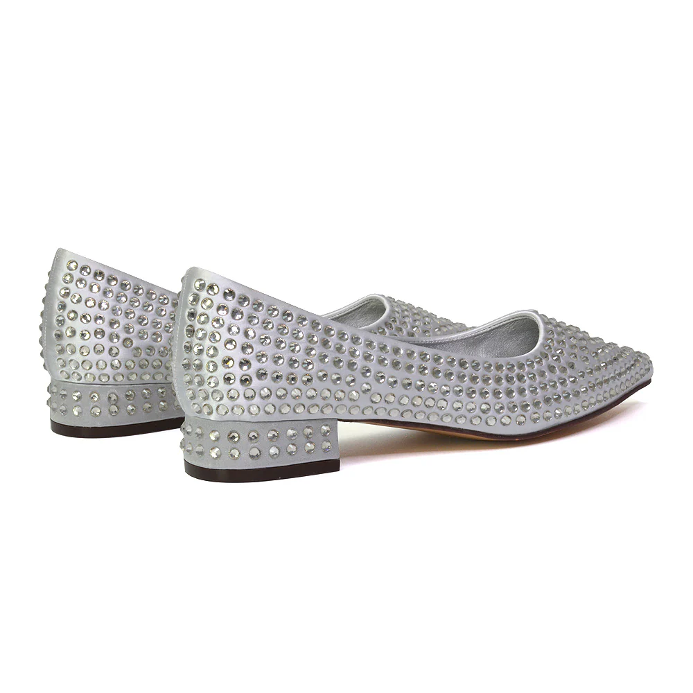 Gemini Diamante Sparkly Heels Wedding Shoes Bridal Heels in Champagne - Image 32
