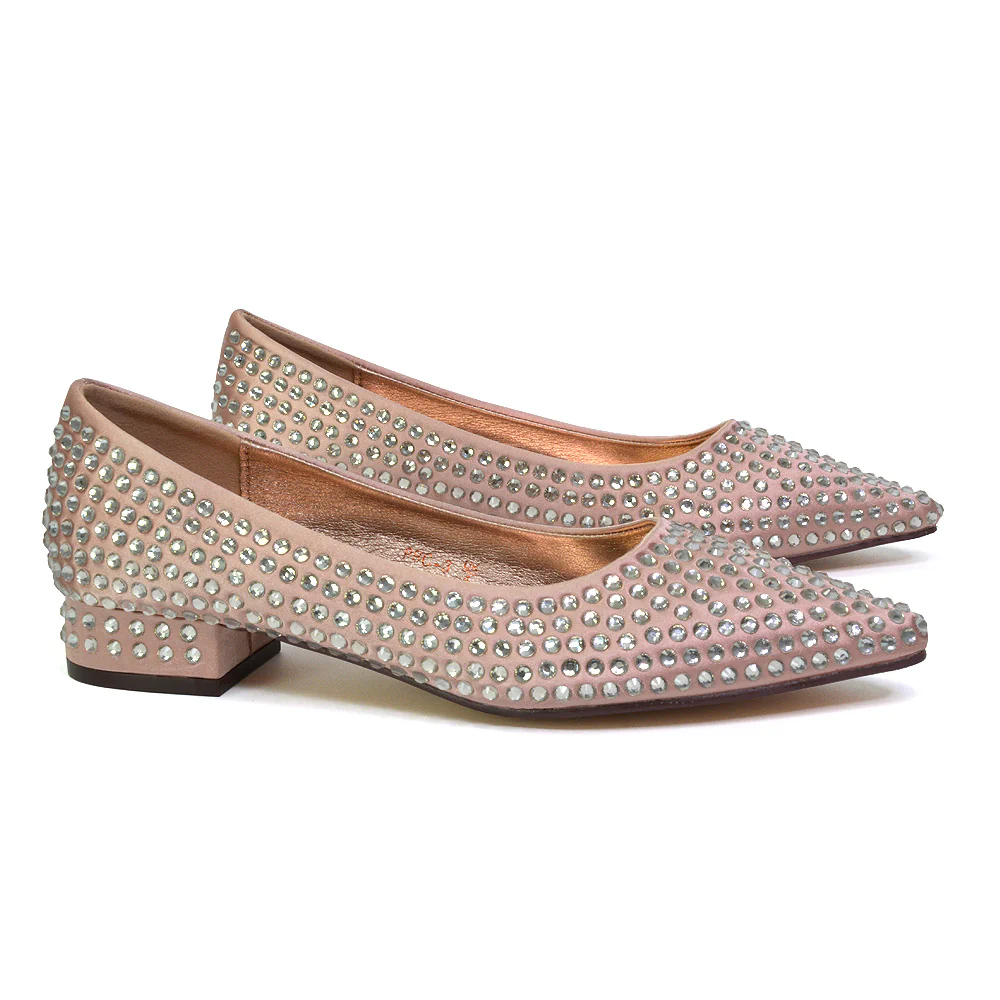 Gemini Diamante Sparkly Heels Wedding Shoes Bridal Heels in Champagne - Image 65