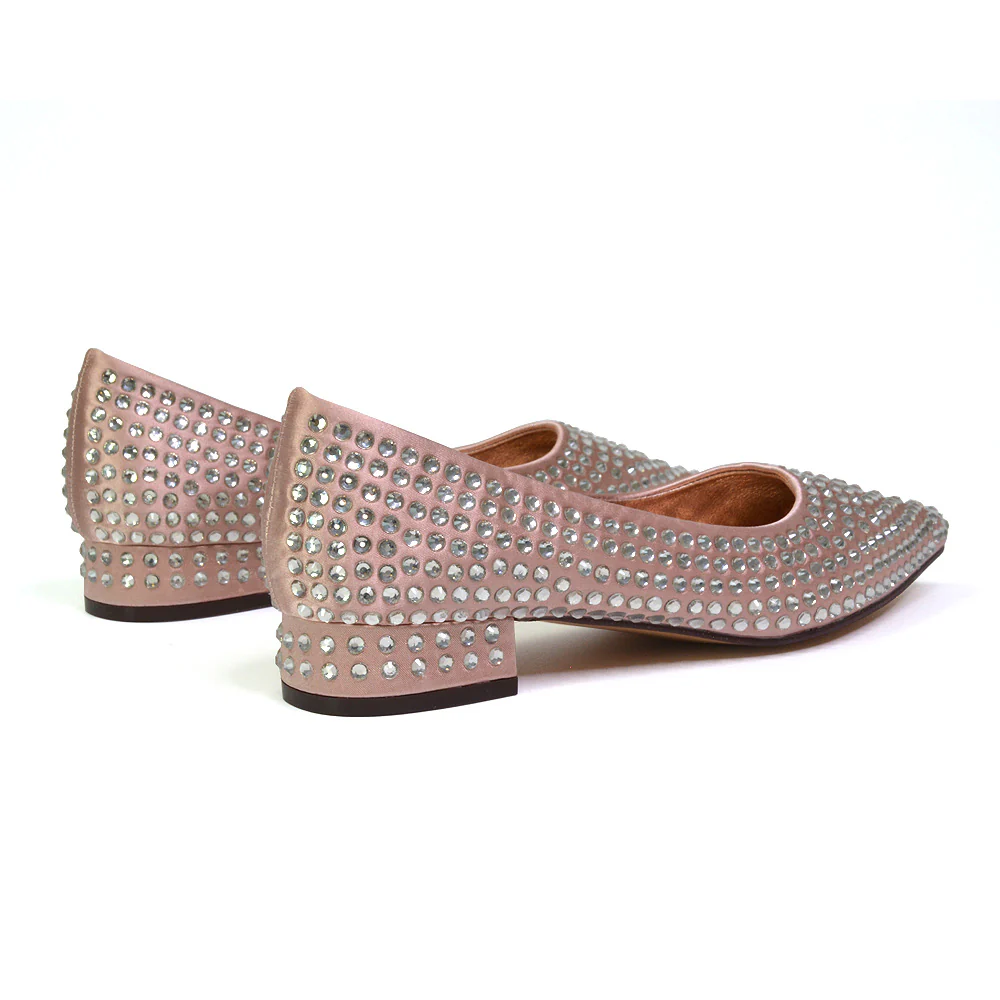 Gemini Diamante Sparkly Heels Wedding Shoes Bridal Heels in Champagne - Image 66