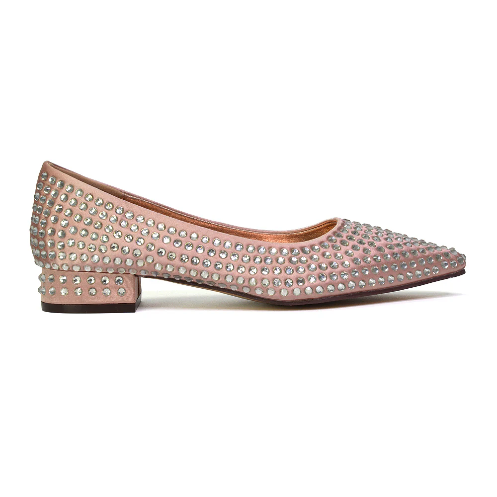 Gemini Diamante Sparkly Heels Wedding Shoes Bridal Heels in Champagne - Image 8