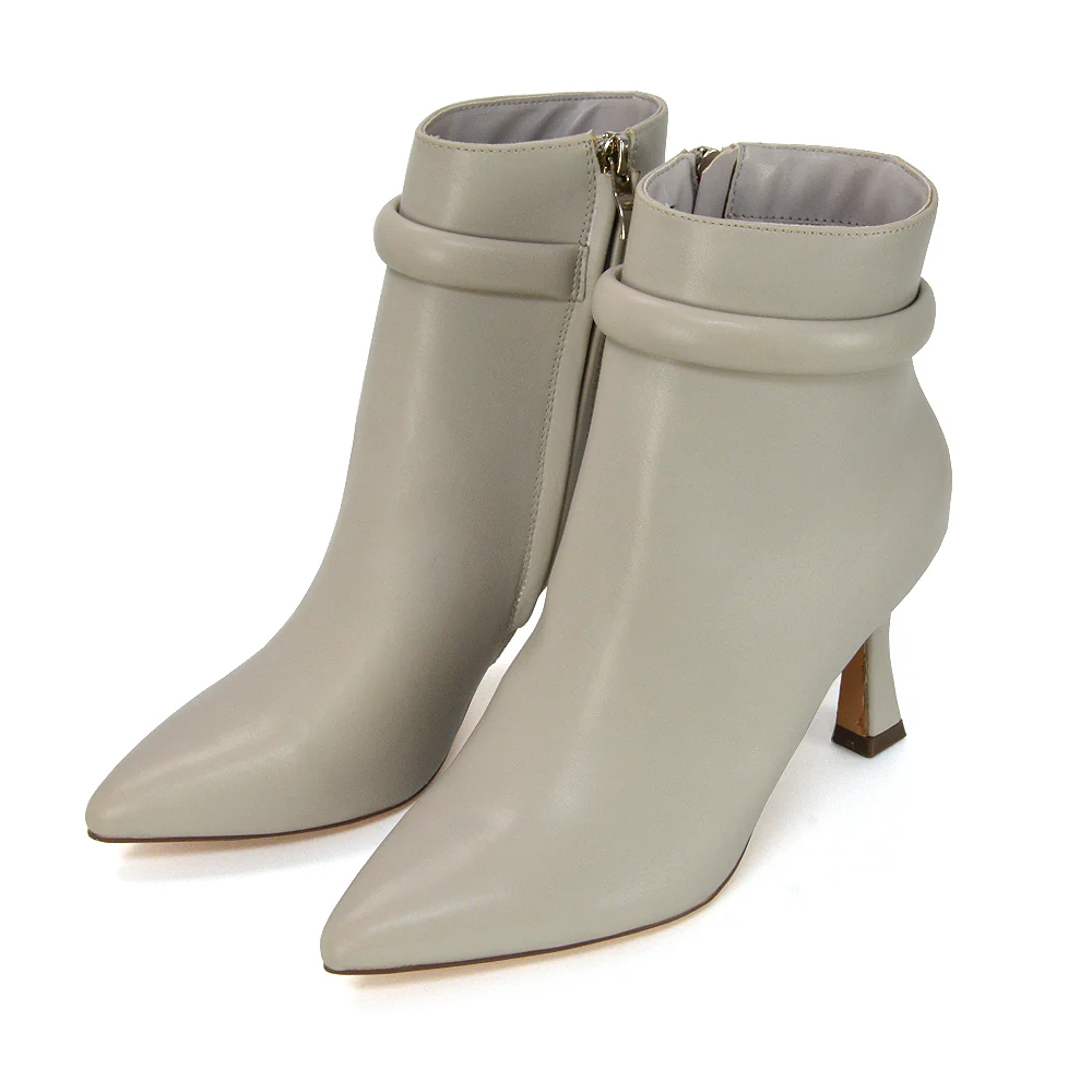 Jaelyn Pointed Toe Ankle Boots Stiletto Heeled Booties In Black Faux Suede - Image 90