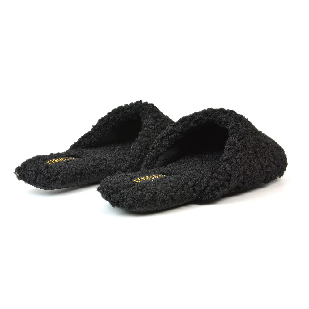 Jody Borg Cosy Slip On Closed Round Toe Mule Flat Slippers in Brown - Image 104