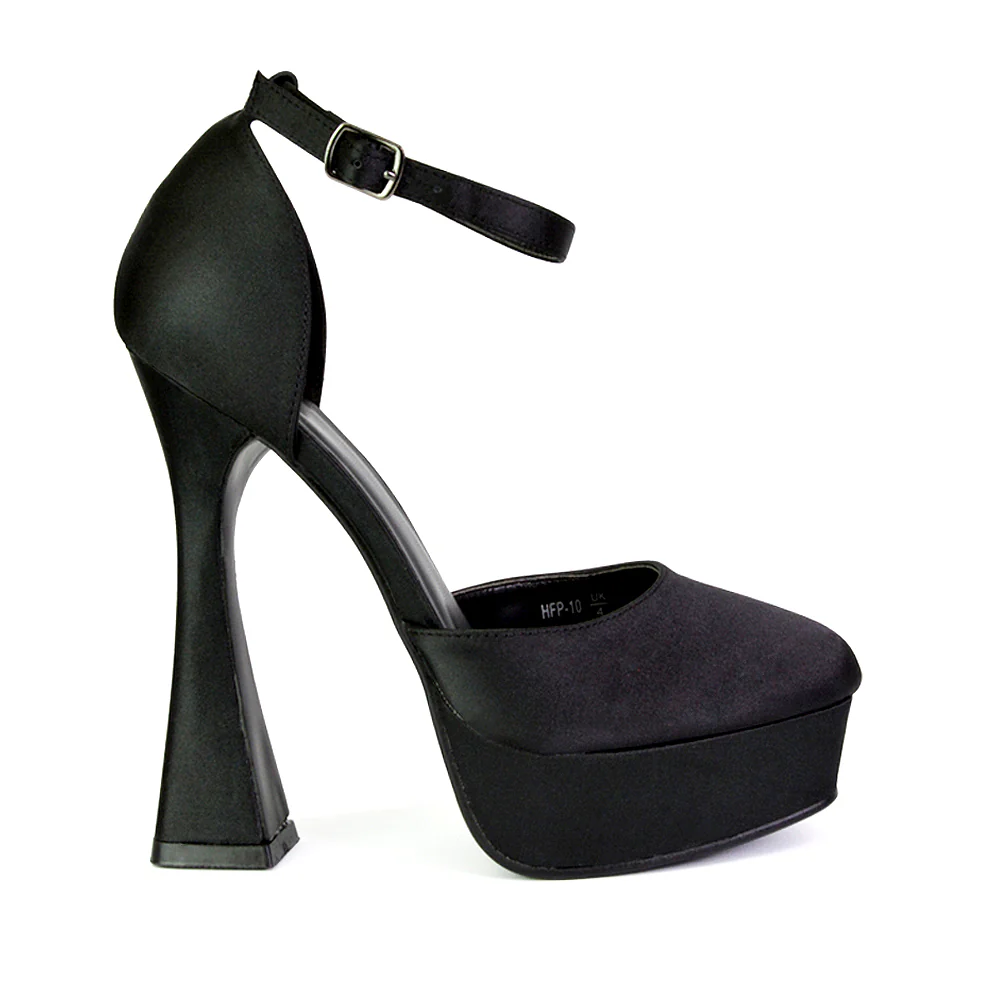 Leonardo Satin Court High Heels Platform Wedding Shoes for Bride in Fuchsia - Image 114