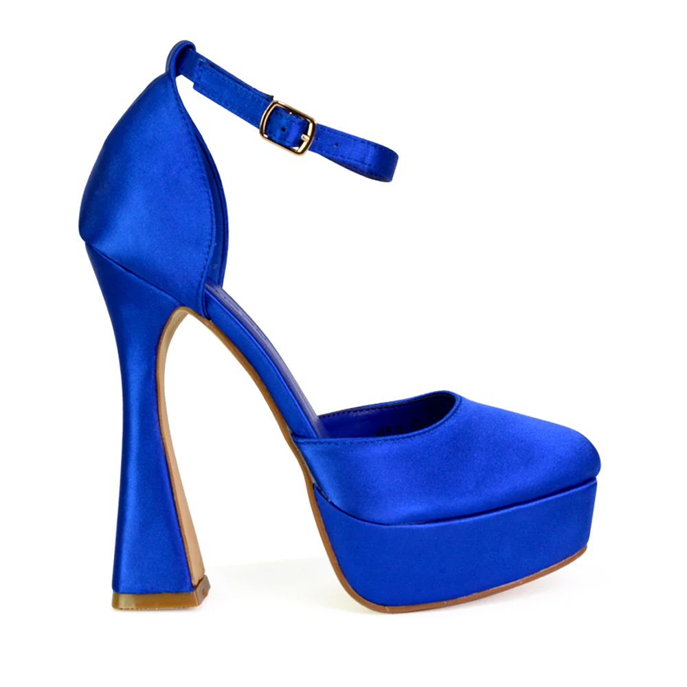 Leonardo Satin Court High Heels Platform Wedding Shoes for Bride in Fuchsia - Image 14