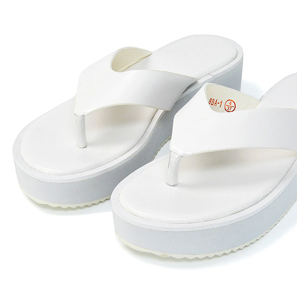 Tammi Strappy Slip On Thong Strap Flatform Flip Flop Flat Sandals Slides in Taupe - Image 56